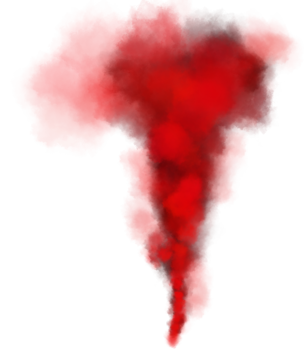 Rising Red Smoke 