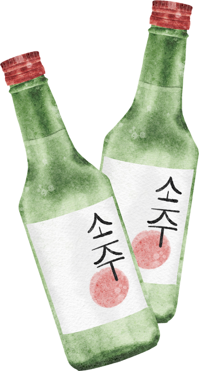 Korean Drink Illustration